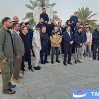  تشرف اعضای تیم ملی کشتی به عتبات عالیات