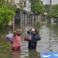 خسارت گسترده سیل‌های ویرانگر در اندونزی، سریلانکا و تایلند