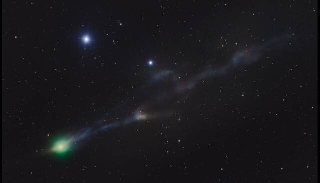 عکس روز ناسا از دنباله یک دنبالهدار میانستارهای