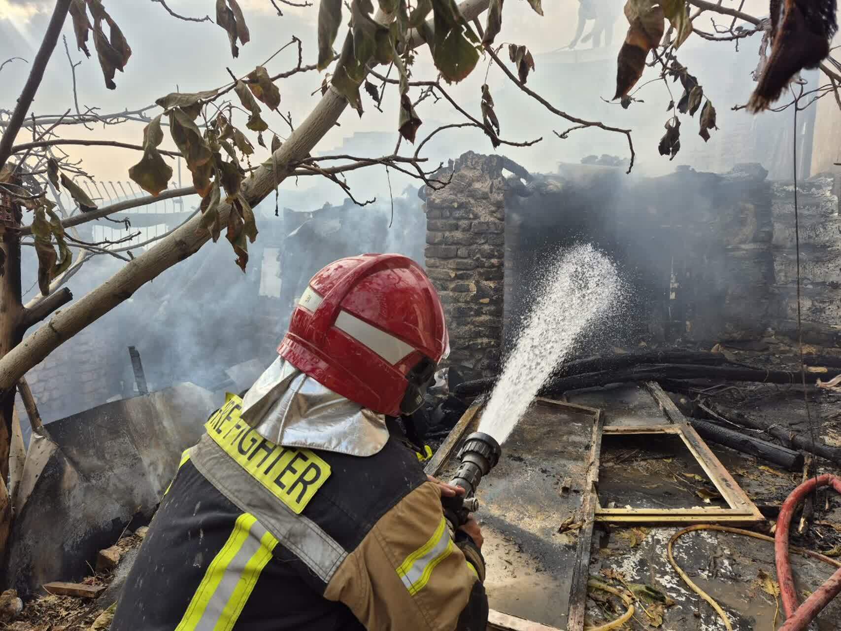 جزئیات آتش‌سوزی در کوی سجادیه اراک