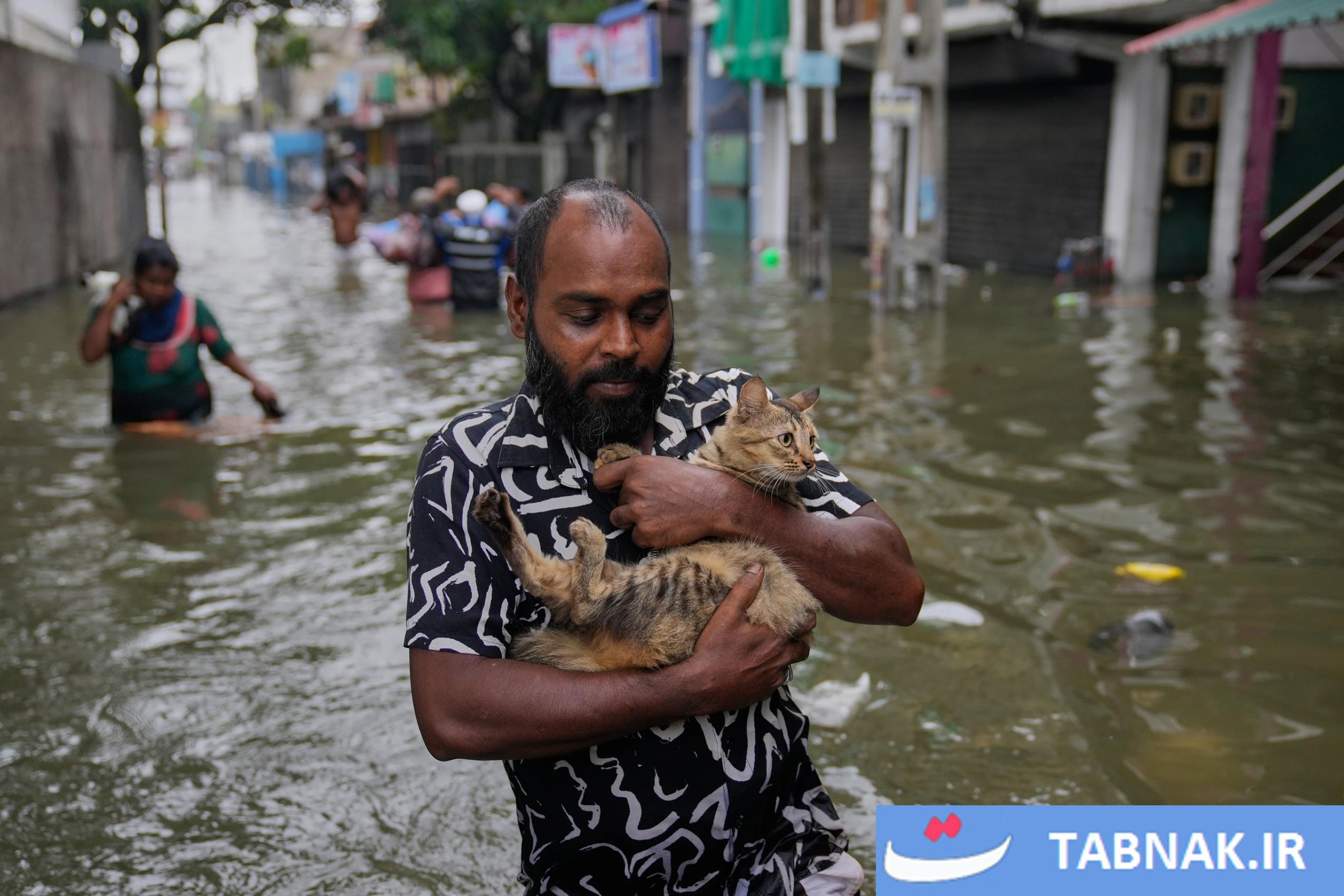 خسارت گسترده سیل‌های ویرانگر در اندونزی، سریلانکا و تایلند