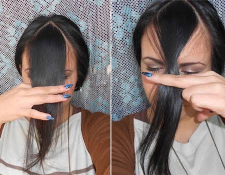 نحوه حالت دادن به جلو موها