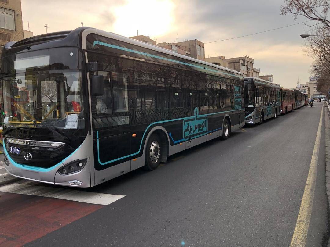 زاکانی: ۱۱۰ اتوبوس برقی در راه تهران