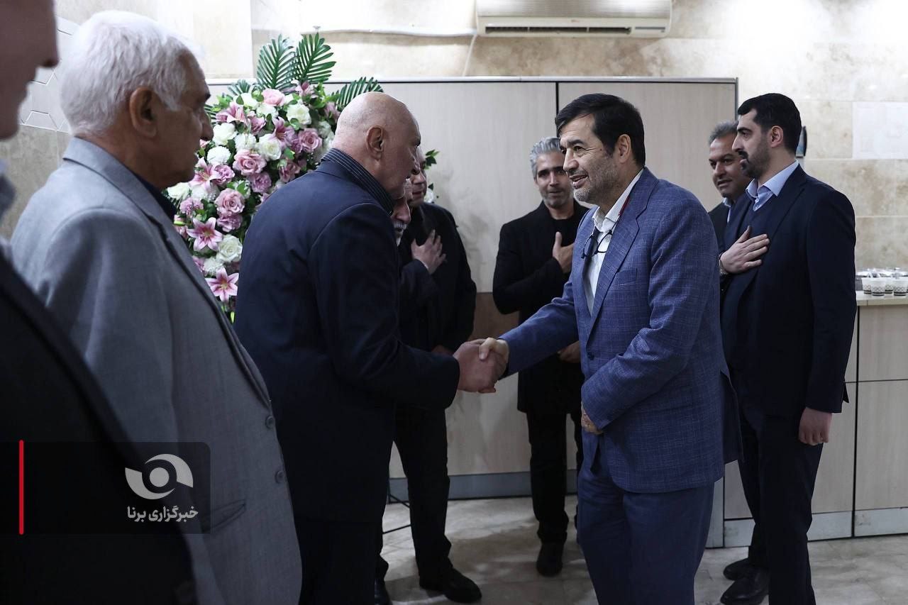 حضور وزیر ورزش و جوانان در مراسم ترحیم رییس اسبق فدراسیون بسکتبال