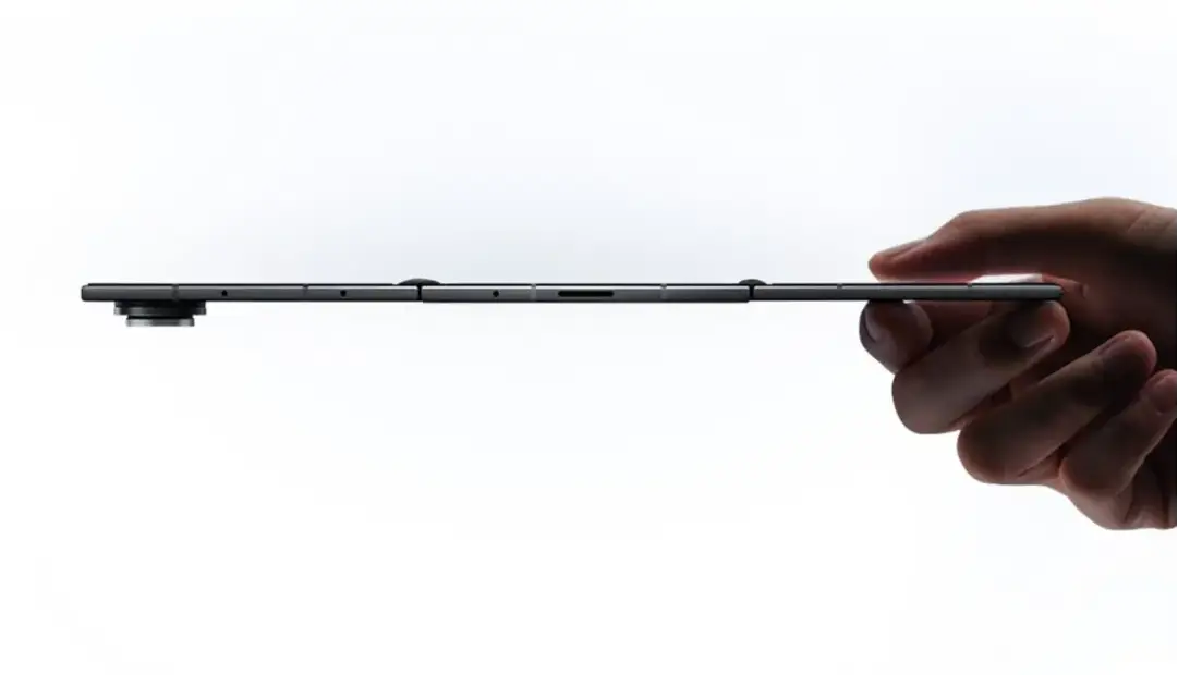 گوشی تاشو سهتکه سامسونگ چقدر باریک است؟