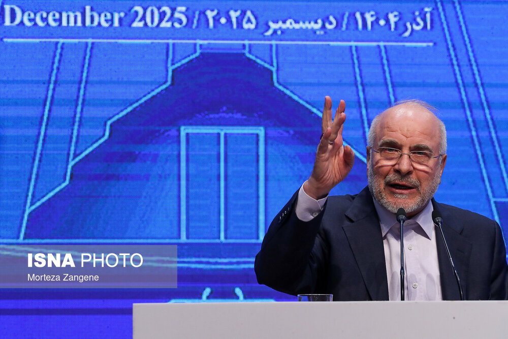 عکس/ نشست خبری رئیس مجلس شورای اسلامی