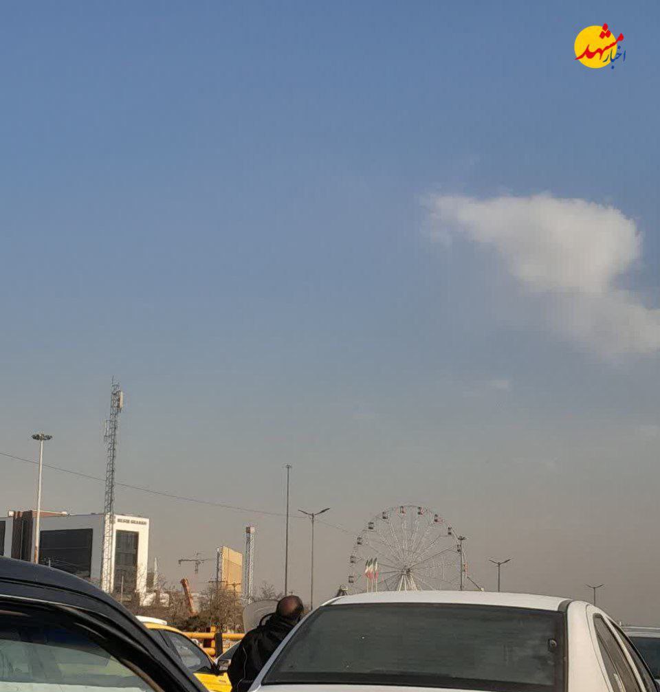 آلودگی هوای امروز مشهد