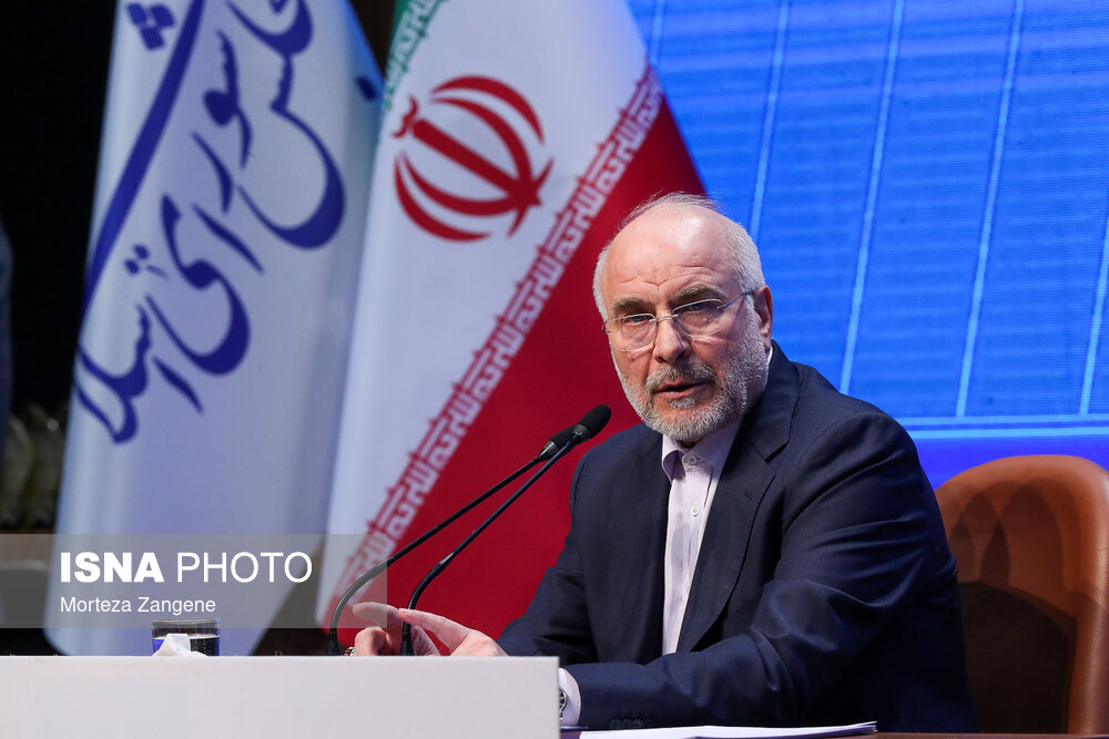 عکس/ نشست خبری رئیس مجلس شورای اسلامی