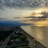 دورنمایی از شهرستان نور در استان مازندران