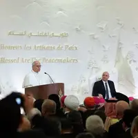 حضور سفیر ایران در بیروت در مراسم استقبال رسمی از پاپ