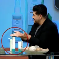 حرکت عجیب مجری، روی آنتن زنده صدا و سیما!