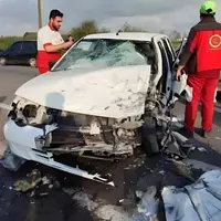 تصادف مرگبار سمند با پراید ۳ قربانی گرفت