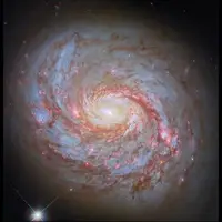 عکس روز ناسا از یک کهکشان مارپیچی با مرکز فعال