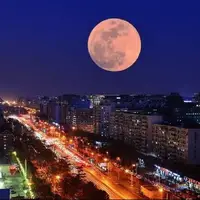 طلوع سومین اَبَرماه سال و همنشینی با سیاره سبز-آبی در سایه آلاینده‌های مزاحم هوا