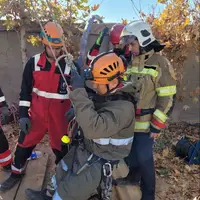خروج پیکر متوفی از عمق چاه ۱۳۰ متری در روستای گجوان مشهد
