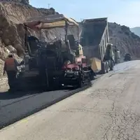 بهسازی و روکش ۱۲ کیلومتر از محور مهاباد ـ سردشت آغاز شد