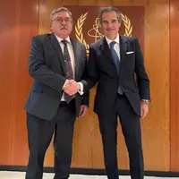 اولیانوف: با گروسی درباره تحولات موضوع هسته‌ای ایران گفت‌وگو کردم