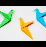 کاردستی پرنده کاغذی