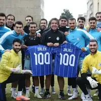 پیراهن شماره 100 استقلال بر تن صالح و جلالی!
