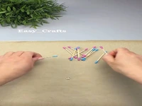 ساخت یک کاردستی سرگرم کننده با گوش پاک کن