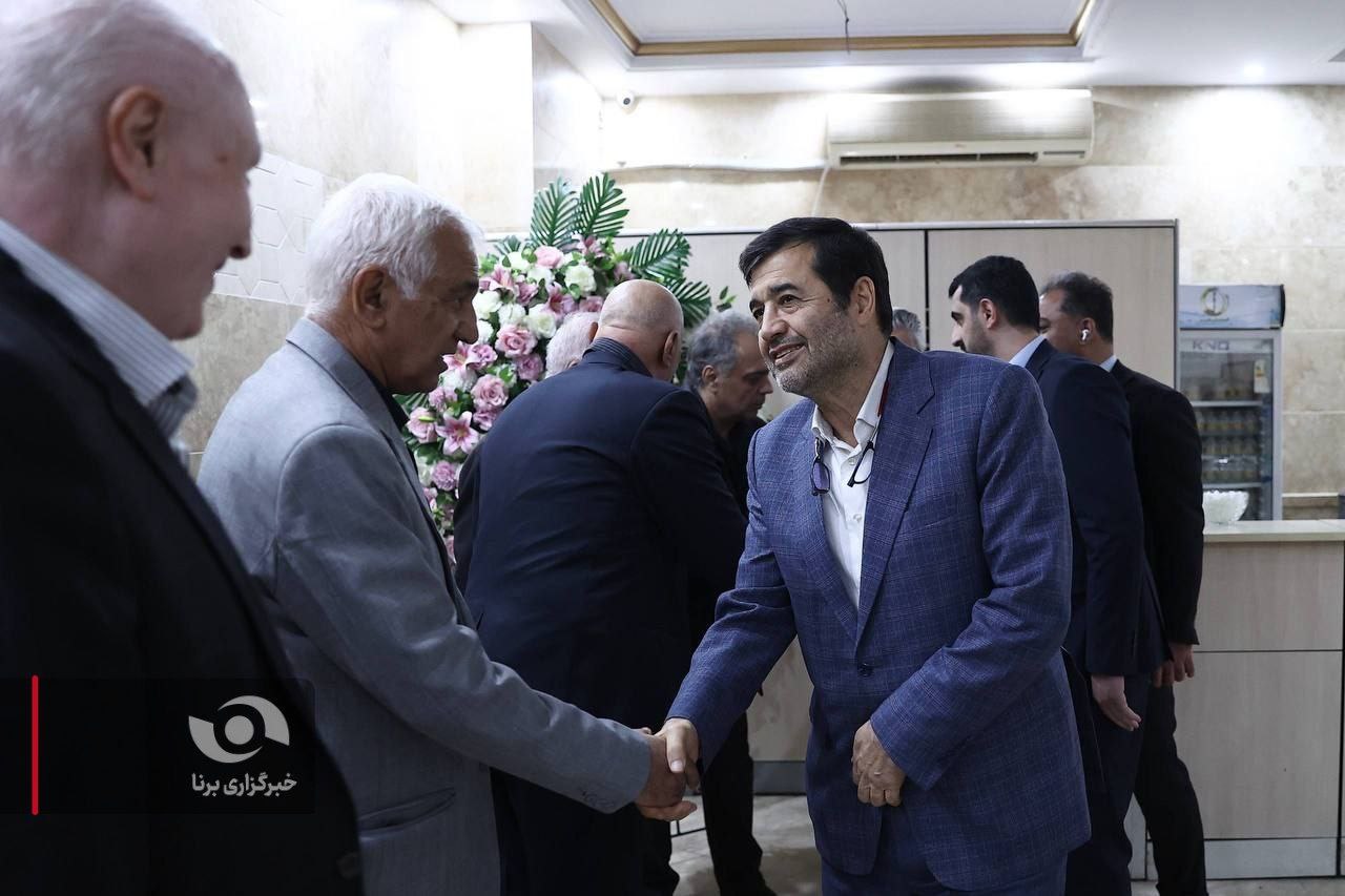 حضور وزیر ورزش و جوانان در مراسم ترحیم رییس اسبق فدراسیون بسکتبال
