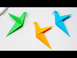 کاردستی پرنده کاغذی