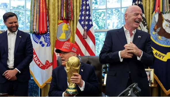 حضور ترامپ در مراسم قرعهکشی جام جهانی