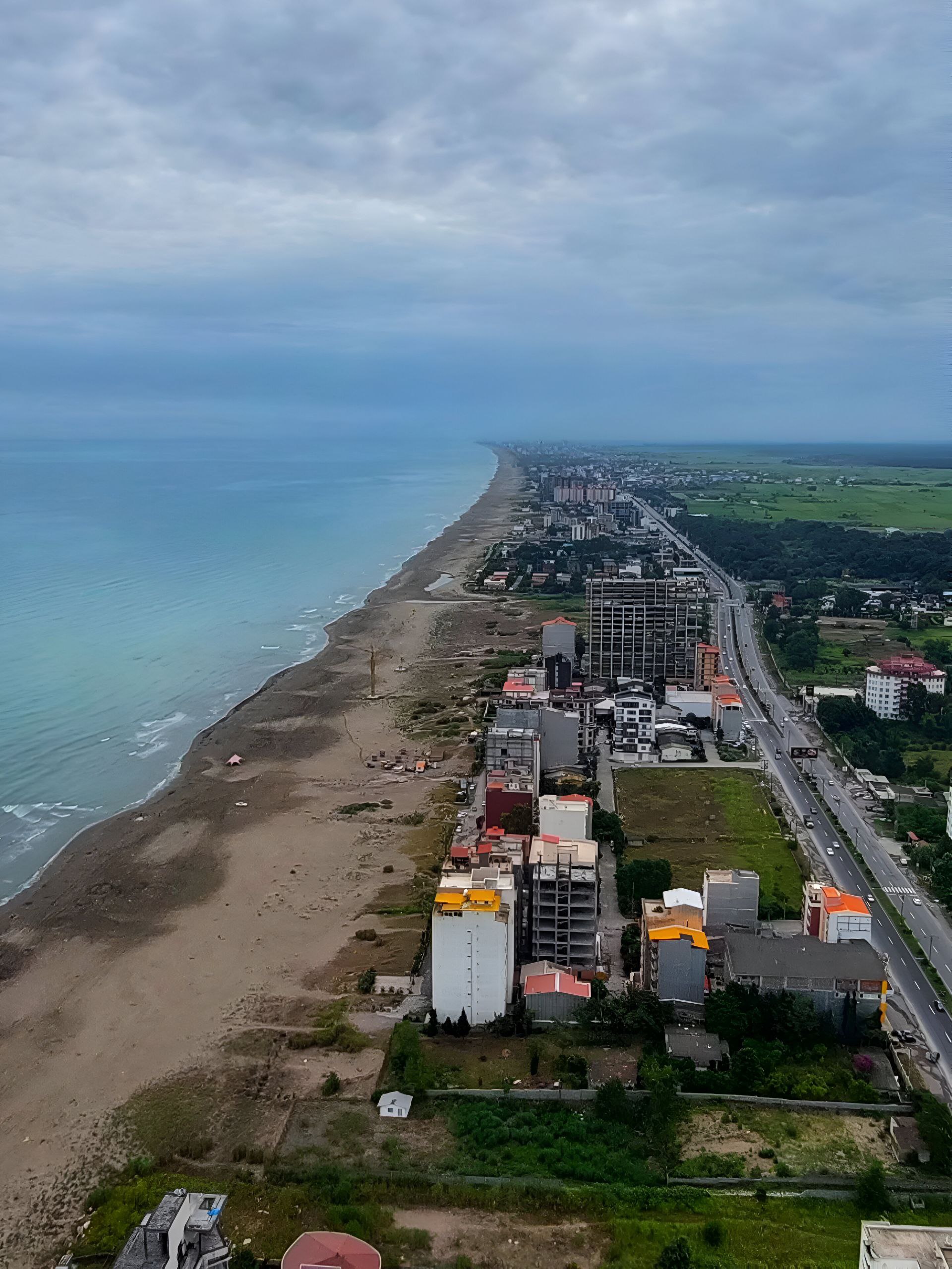 دورنمایی از شهرستان نور در استان مازندران