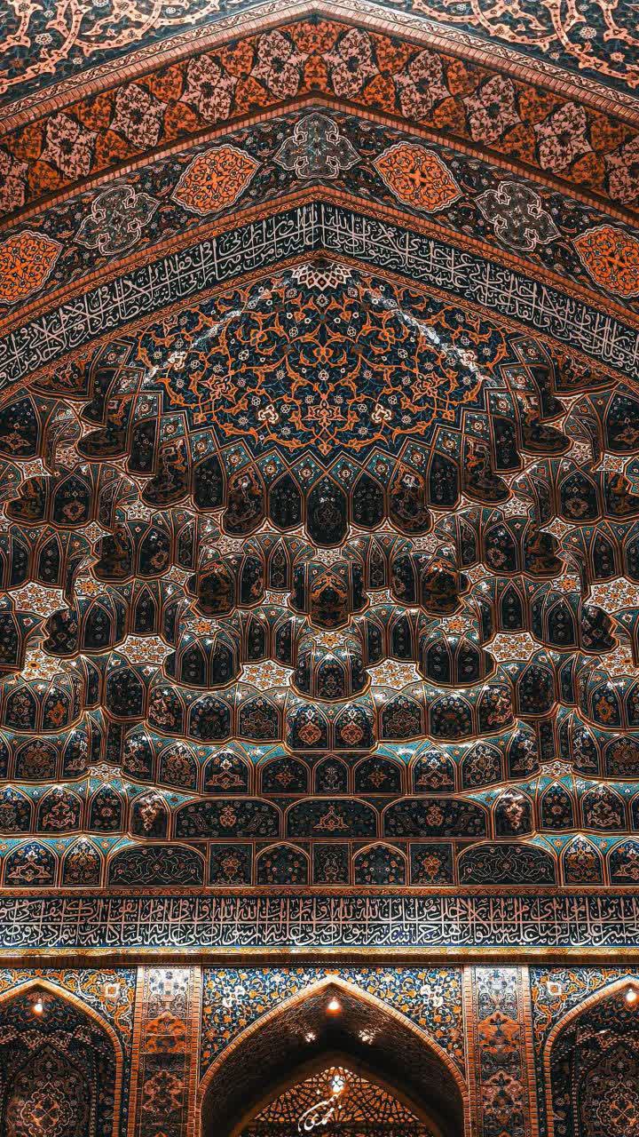  چند قاب زیبا از حرم مطهر امام رضا (ع)  