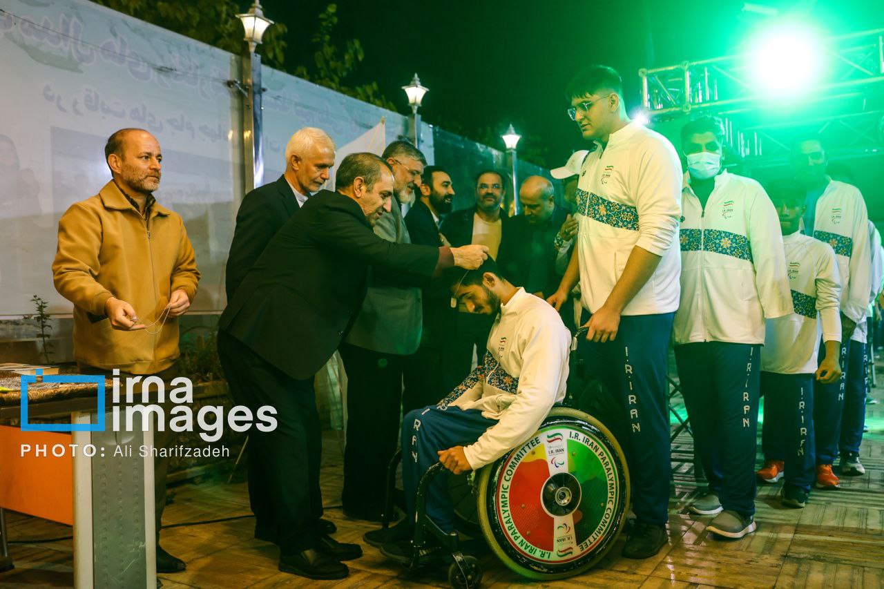  مراسم بدرقه کاروان اعزامی به بازی‌های پاراآسیایی 