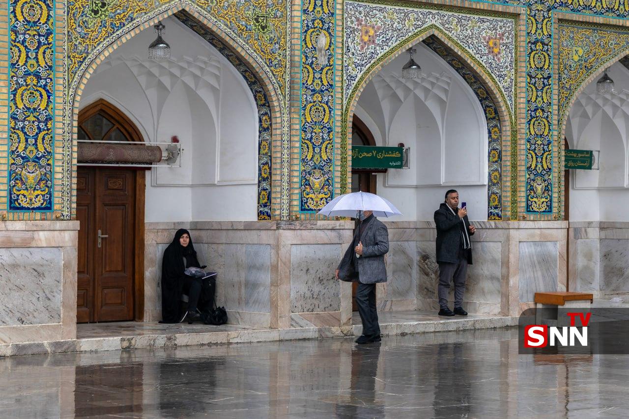 عکس/ باز باران زنده کرده بوی زیبای بهشت