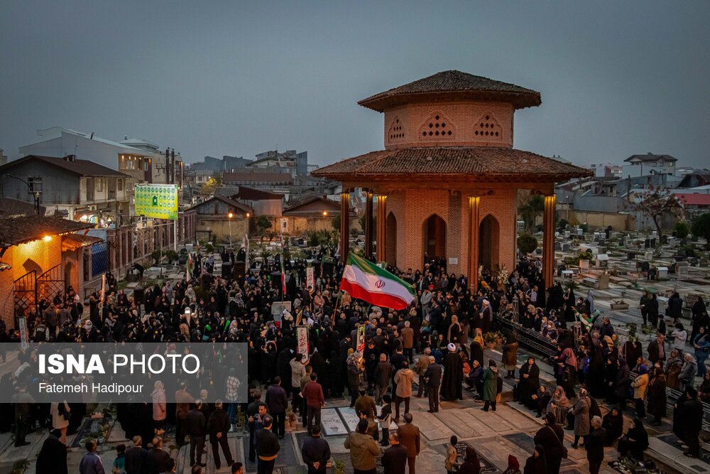 مراسم سالروز شهادت میرزا کوچک‌خان در رشت