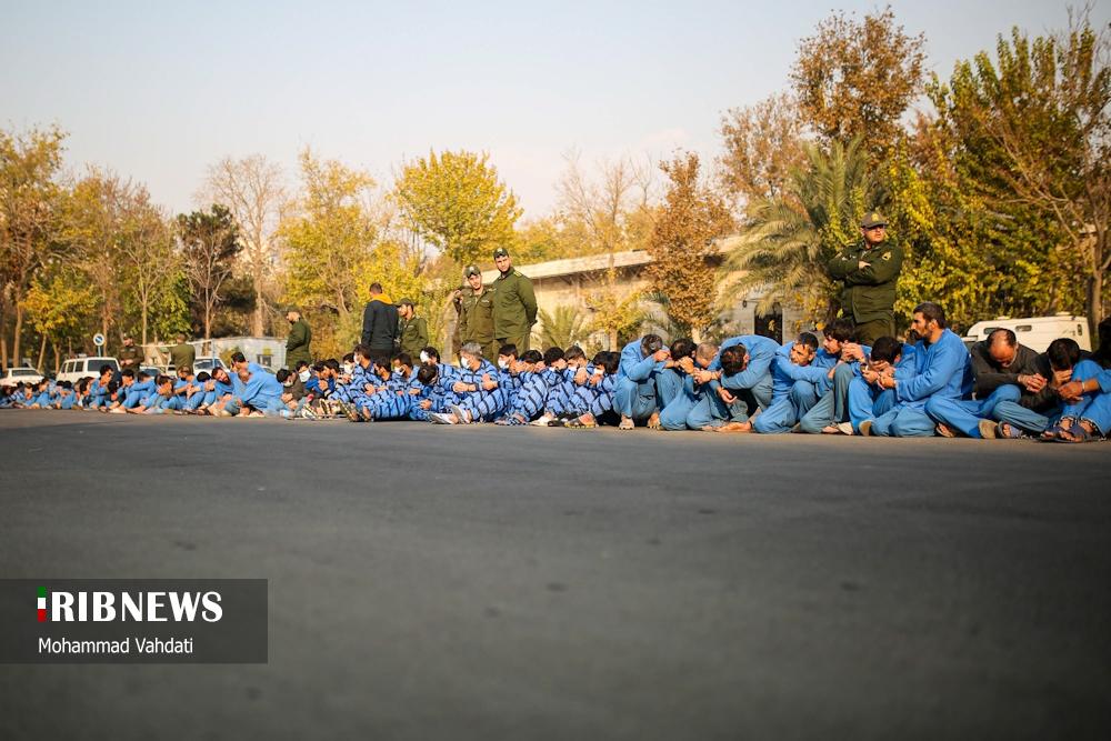 عکس/انهدام ۵۵ باند سرقت مسلحانه و کلاهبرداری