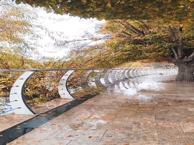 بارش زیبای باران در خرم آباد