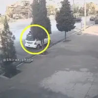 نجات معجزه‌آسای یک دختر از تصادف وحشتناک