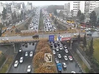 تصاویری از ترافیک سنگین برخی معابر سطح شهر مشهد