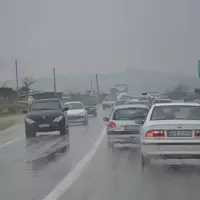 هشدار به مسافران؛ جاده‌های مازندران بارانی و لغزنده است