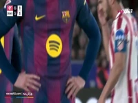 پنالتی از دست رفته لواندوفسکی مقابل اتلتیکومادرید