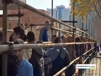 ورود تیم شهرداری ارومیه به سالن غدیر