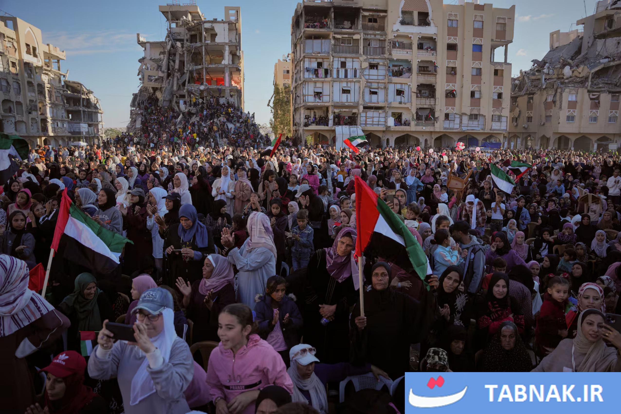  مراسم عروسی دسته‌جمعی در غزه پس از دو سال جنگ