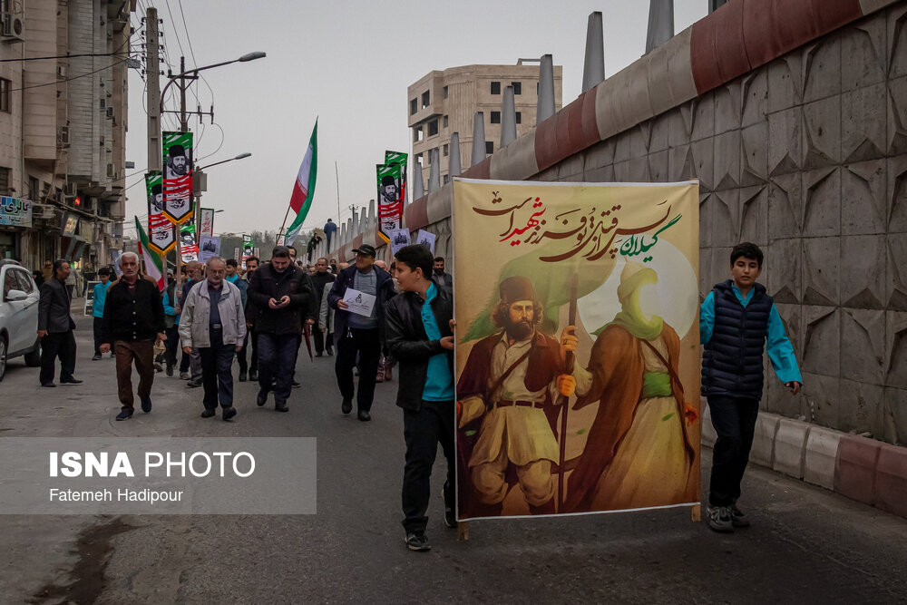 مراسم سالروز شهادت میرزا کوچک‌خان در رشت