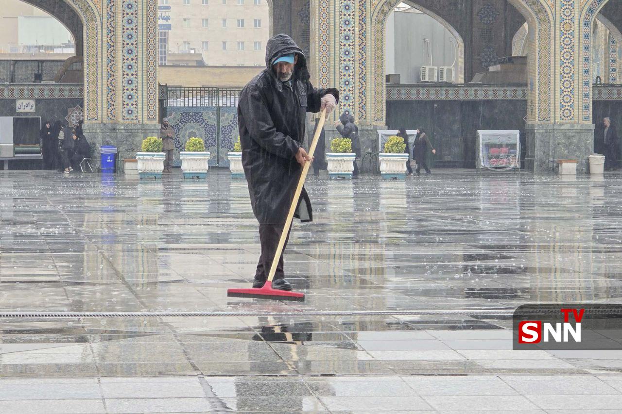 عکس/ باز باران زنده کرده بوی زیبای بهشت