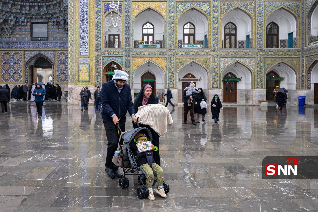 عکس/ باز باران زنده کرده بوی زیبای بهشت