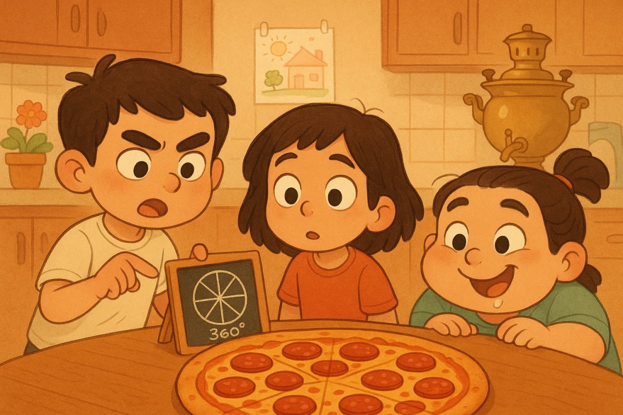 چه‌طور با کمک ریاضی پیتزا را عادلانه بُرش بزنیم؟  