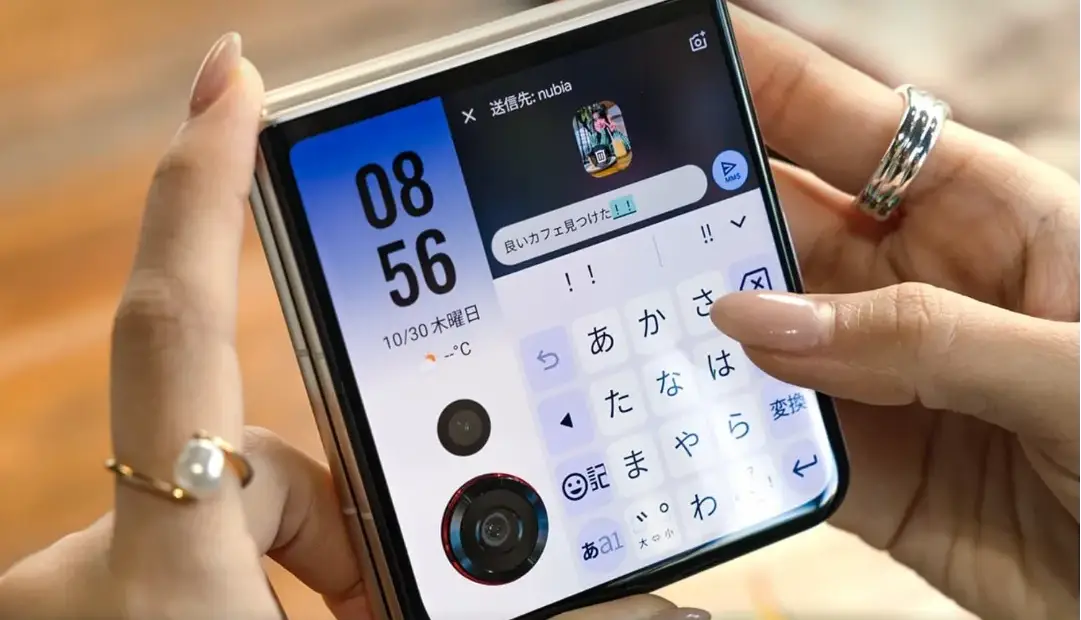 نوبیا فلیپ ۳ رونمایی شد؛ گوشی تاشو جذاب با نمایشگر خارجی بزرگ