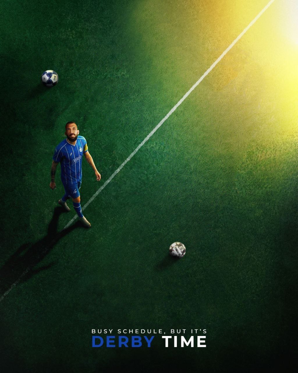 پوستر باشگاه استقلال برای دربی فردا