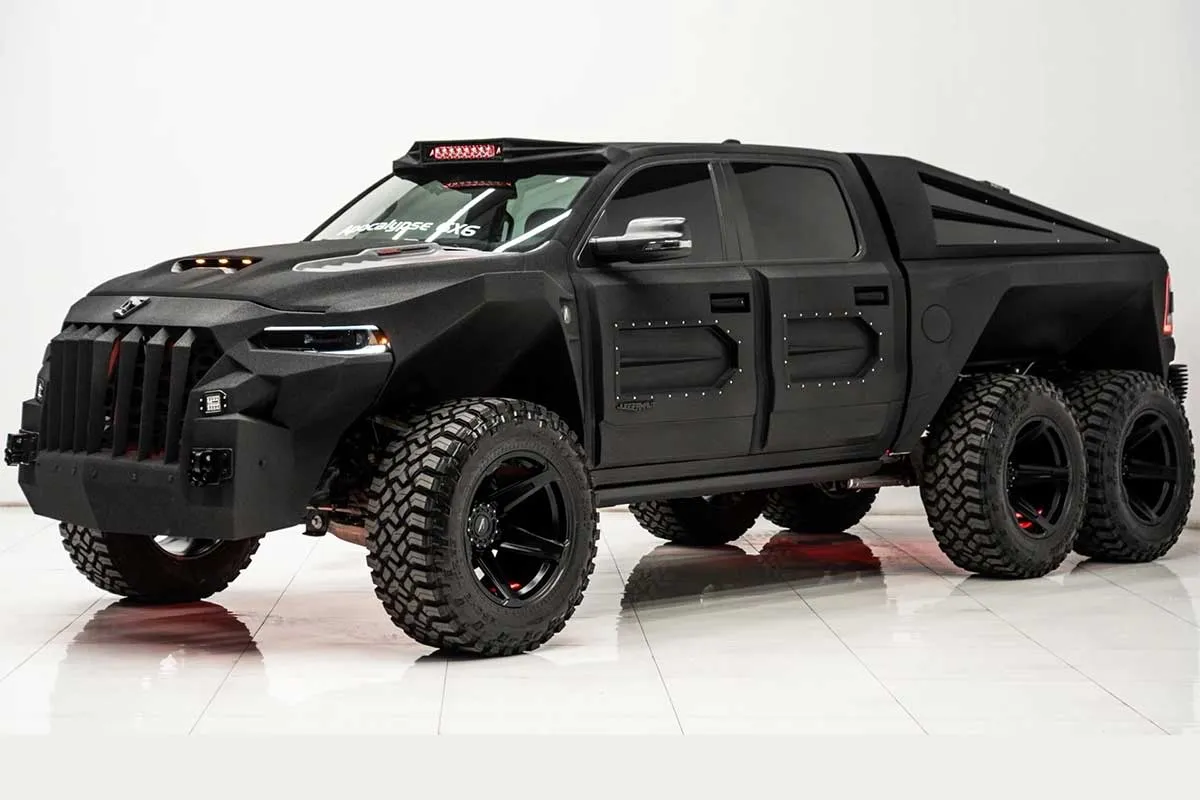 جاگرنات 6x6، هیولای آخرالزمان امریکایی با ۸۰۰ اسب بخار