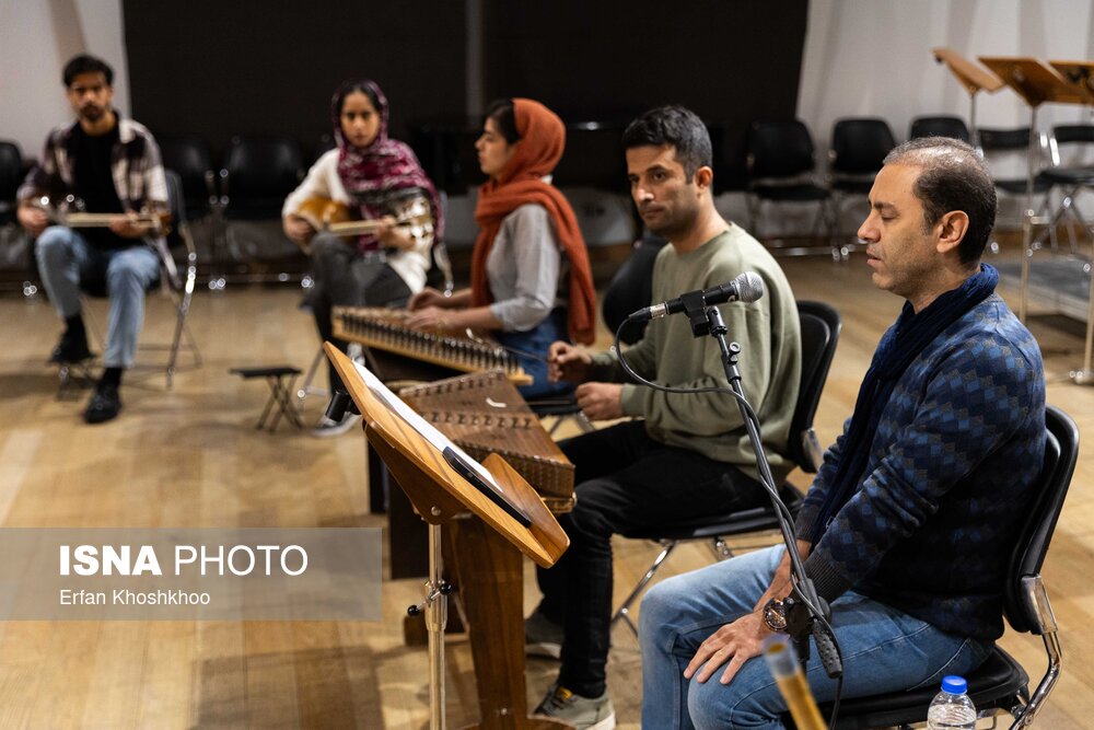 تمرین ارکستر سازهای ایرانی