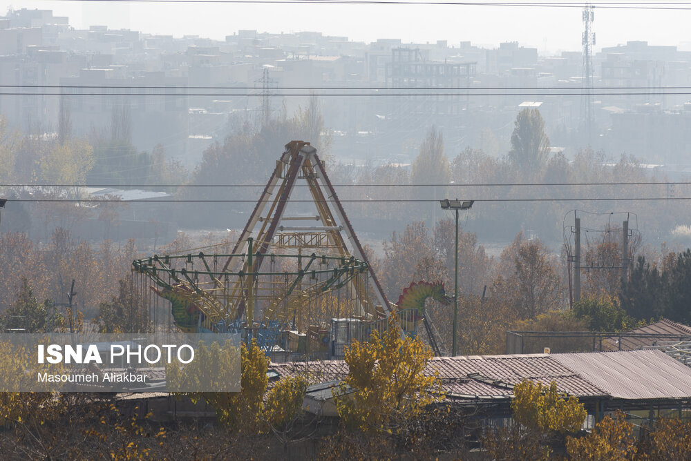 عکس/ هوای خشک و آلوده کرج