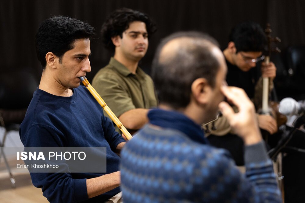 تمرین ارکستر سازهای ایرانی